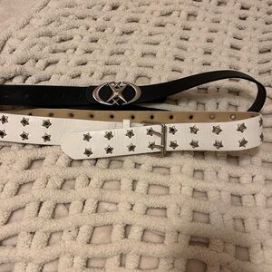 Bundle of 2 fashion belts street style